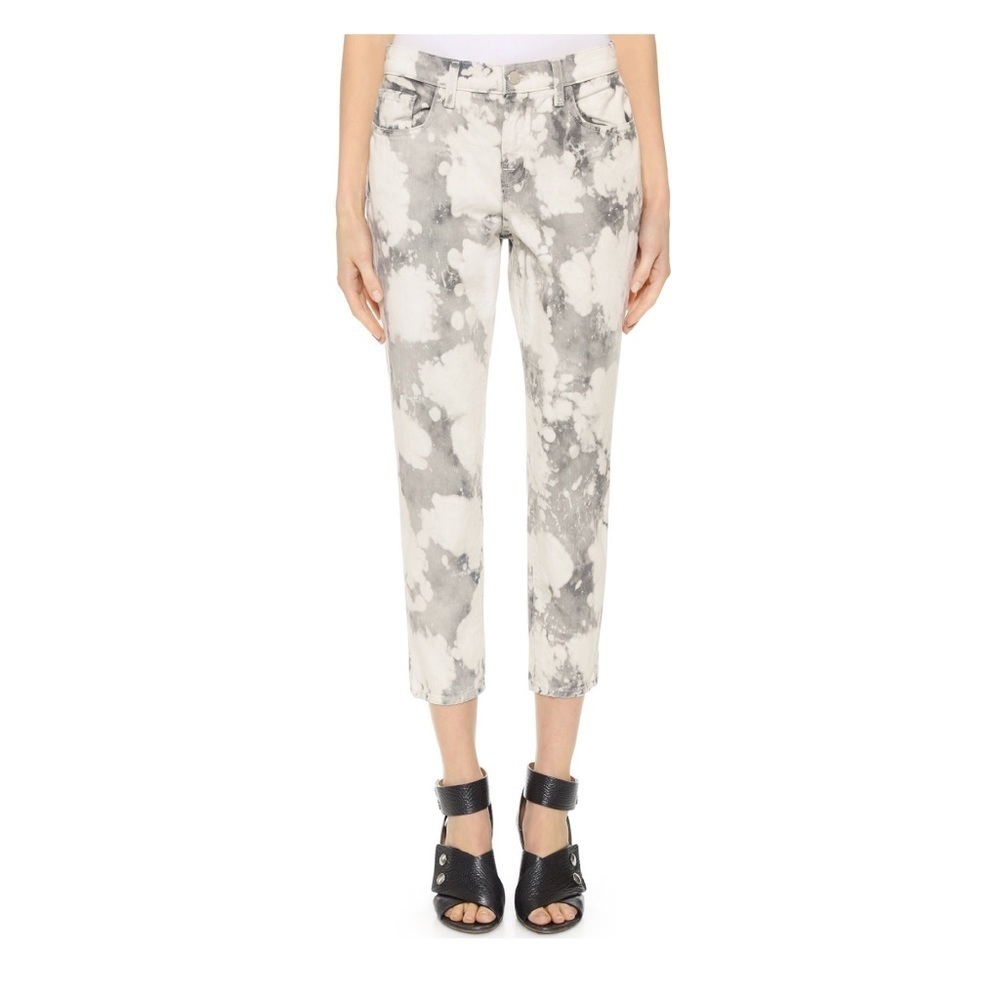 J Brand Aubry MidRise Strght Crop‎ Jean Sonic Wash